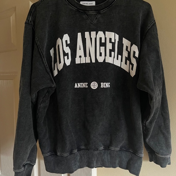 Anine Bing Ramona Sweatshirt Size Large - Picture 3 of 5